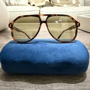 Gucci Tortoise Shell Sunglasses